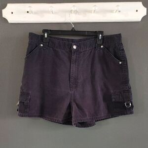 Riveted By Lee Black Cargo Shorts 18